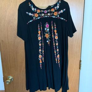 Floral detail tunic